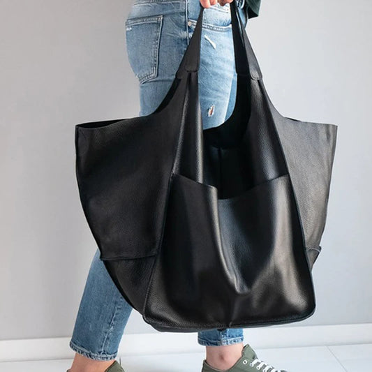 Handmade Beach Tote Bag – Large Capacity Shoulder Bag for Women